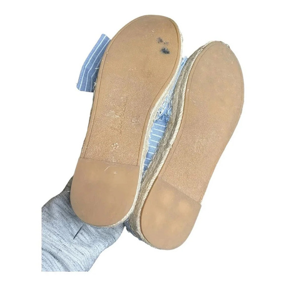 Sam Edelman Women's Ciara Bow Espadrille Size 8.5 Platform Striped Bow NWOB - Picture 8 of 8